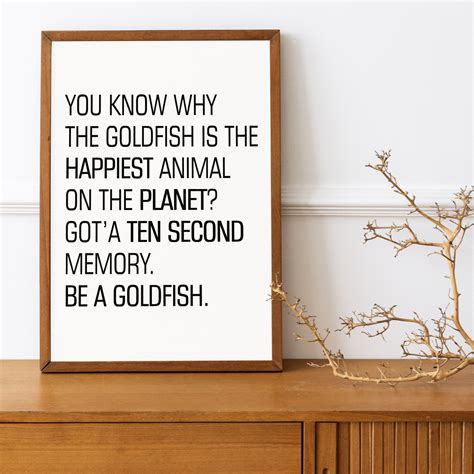 Goldfish Quotes Png Print , you Know Why the Goldfish is the Happiest ...