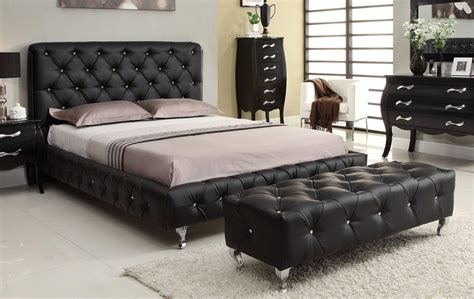 Unique Leather Modern Platform Bed Concord California AHMARIA