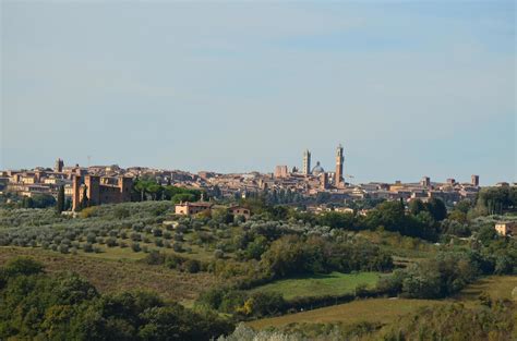 Medieval City of Siena in Tuscan Countryside 9302256 Stock Photo at ...