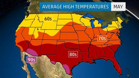 Average monthly temperatures - US map | The weather channel, Weather ...