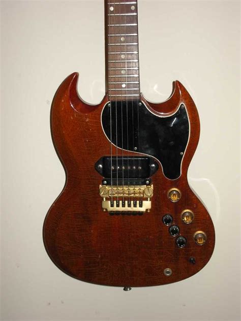 Mike Oldfield's heavily modified 1963 Gibson SG/Les Paul jr. | Les paul ...