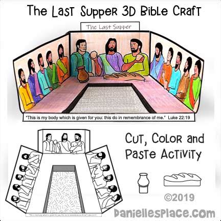 The Last Supper bible Crafts