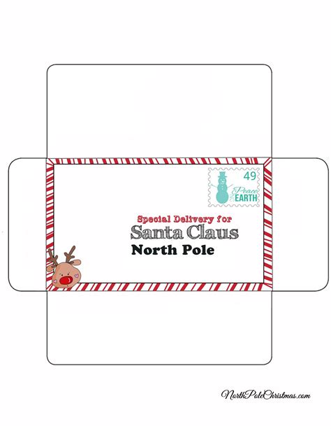 20 Letters to Santa and Printable Envelopes