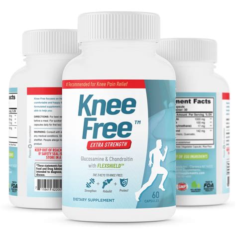 Knee Free – Extra Strength, Focused Formula for Knee Pain Relief – Joint Health with Glucosamine ...