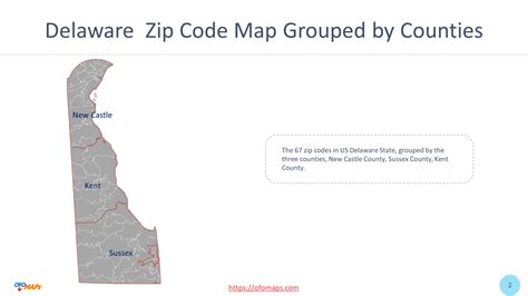 Delaware Zip Code Map - OFO Maps