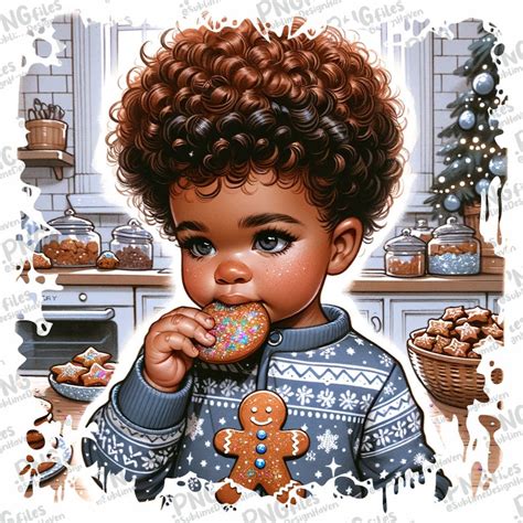9x Christmas Black Kids Bundle Sublimation Design PNG, Digital Download ...