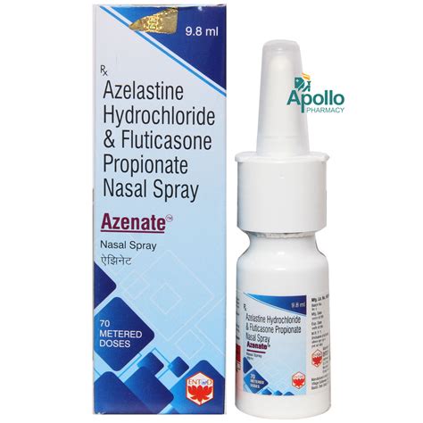 Azenate Nasal Spray 10 ml Price, Uses, Side Effects, Composition - Apollo Pharmacy