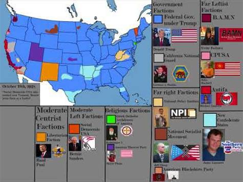 Second American Civil War (2018-2020) (Alternate History) : imaginarymaps