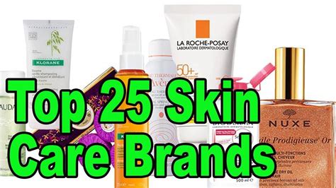 Skin Care | Top 25 Skin Care Brands In The World | Beauty Tips - YouTube