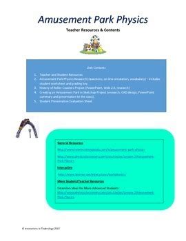 The Physics of Amusement Park Rides by Innovations in Technology