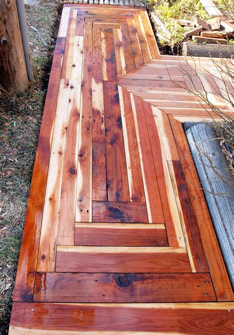 How to Build an Awesome Sidewalk With Recycled Lumber for Only $50.00 | Wood walkway, Wooden ...