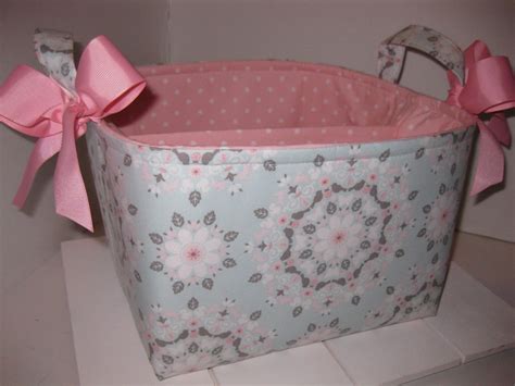 Large Diaper Caddy / Organizer Bin / Peach Pink Blue Mint Grey - Etsy