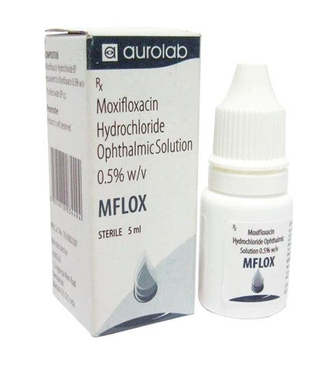 Aurolab Moxifloxacin Hydrochloride Ophthalmic Solution, 5 Ml, Injection, Rs 100 /piece | ID ...