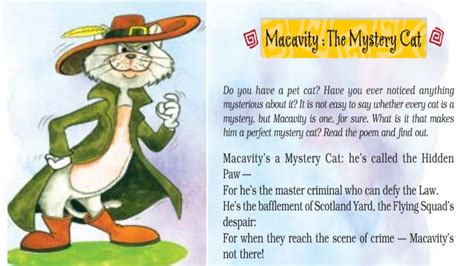 Poem - Macavity: The Mystery Cat - Reading / Explanation in Hindi ...