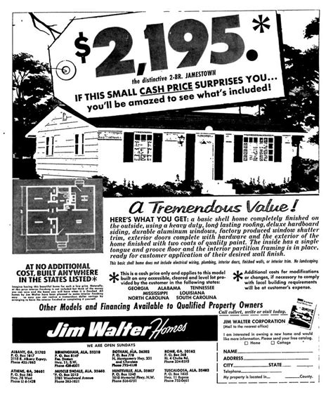 Jim Walter Homes - April 1966