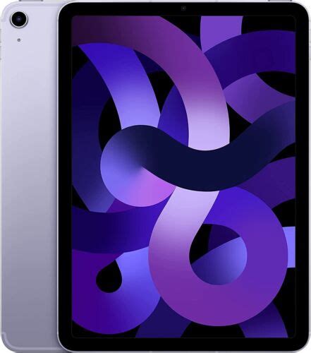 Apple iPad Air 5th Gen. 256GB, Wi-Fi + 5G (Unlocked), 10.9in - Purple ...