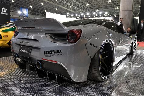 Liberty Walk Ferrari 488 GTB with Fi Exhaust in Tokyo Auto Salon 2017 ...