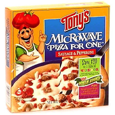 Tonys Pizza For One Frozen Pizza, Microwaveable, Sausage And Pepperoni | Shop | Pocahontas IGA