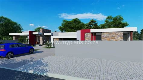4 Bedroom House Plan MLB 076.1S - My Building Plans South Africa
