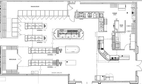 Convenience Store Design Layout Floor Plan - floorplans.click