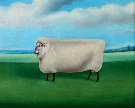 Folk Art Sheep Painting, Prize Ram Art Print, Farmhouse Decor ...