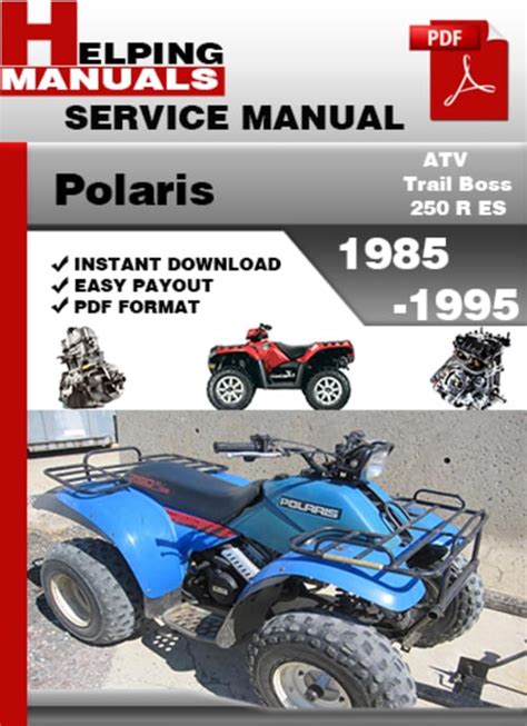 Polaris ATV Trail Boss 250 R ES 1985-1995 Service Repair Manual ...