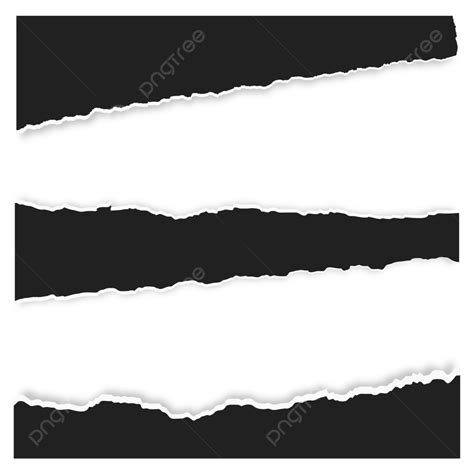 Torn Black Paper Pack Vector, Torrent, Black Paper, Paper PNG and ...