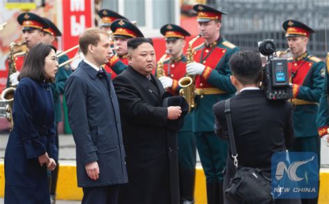 DPRK's Kim arrives in Russia's Vladivostok for meeting with Putin - Xinhua | English.news.cn