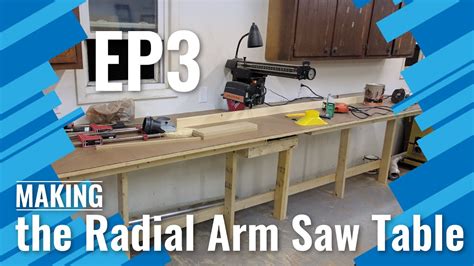 Making The Radial Arm Saw Table You