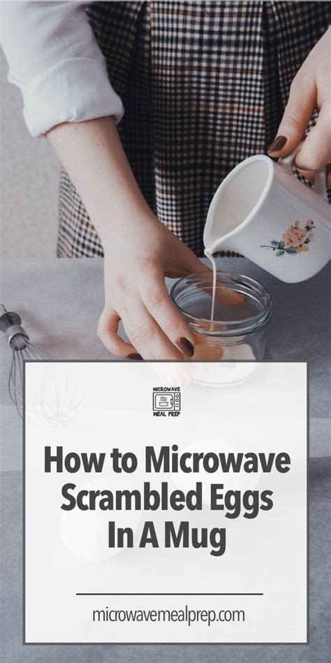 How To Microwave Scrambled Eggs In A Mug - Microwave Meal Prep