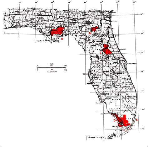 National Forests In Florida Map - Table Rock Lake Map