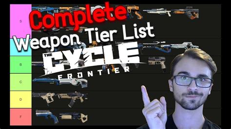 The BEST Weapons (Tier list) In - The Cycle: Frontier - YouTube