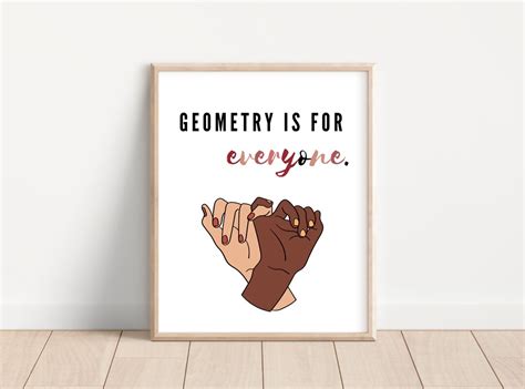 Geometry Classroom Poster Math Classroom Decor High School Teacher Posters Inclusive Classroom ...