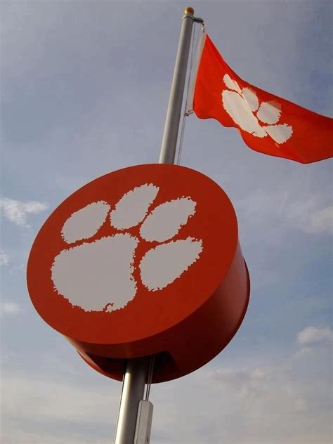 Clemson Tiger Paw | Clemson tiger paw, Clemson tigers, Clemson football