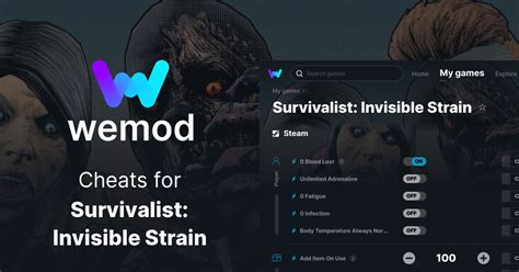 Survivalist: Invisible Strain Cheats & Trainers for PC | WeMod