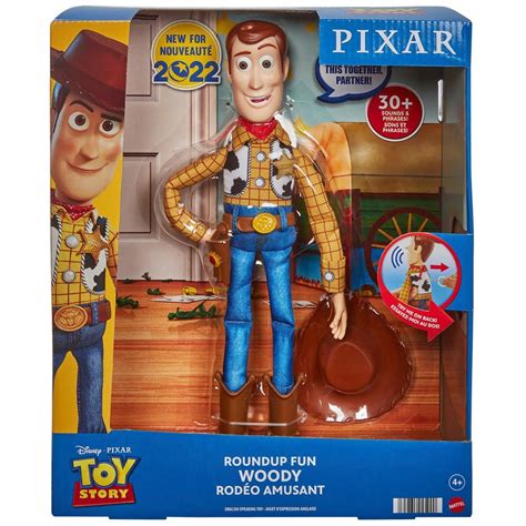 Disney Pixar Toy Story Roundup Fun Talking Woody Doll | Smyths Toys UK