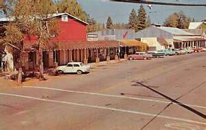 Georgetown California Street Scene Historic Bldgs Vintage Postcard ...