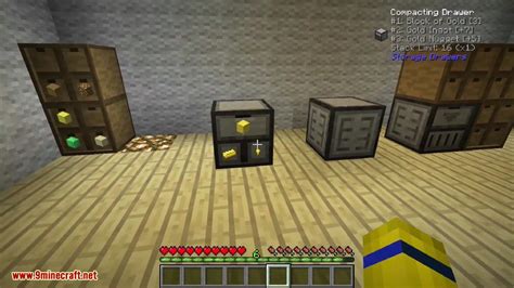 Storage Drawers Mod 1.16.5/1.15.2 (Store Hundreds of Items) - 9Minecraft.Net