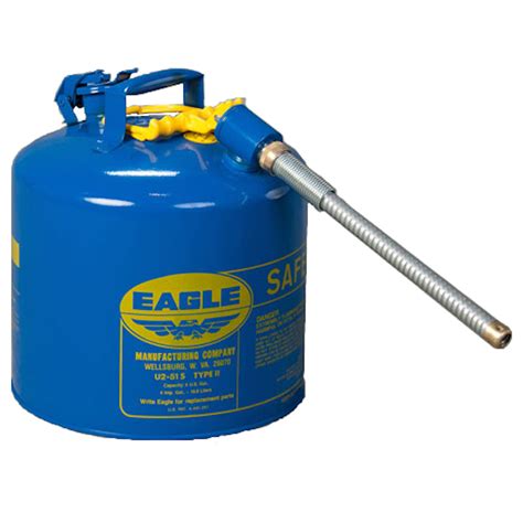 Eagle Manufacturing U2-51-SX5B 5-Gallon Type II Blue Safety Can