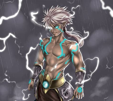 HD wallpaper: lightning, art, power, Raijin, thundergod, Japan ...