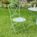Vintage Green Three Piece Bistro Table And Chairs Set By Dibor | notonthehighstreet.com
