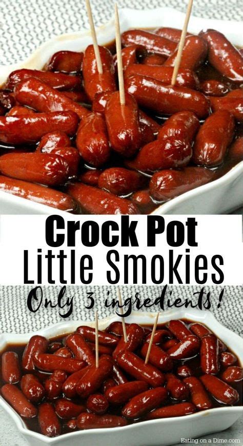 You have to try these simple crock pot little smokies. No one is going ...