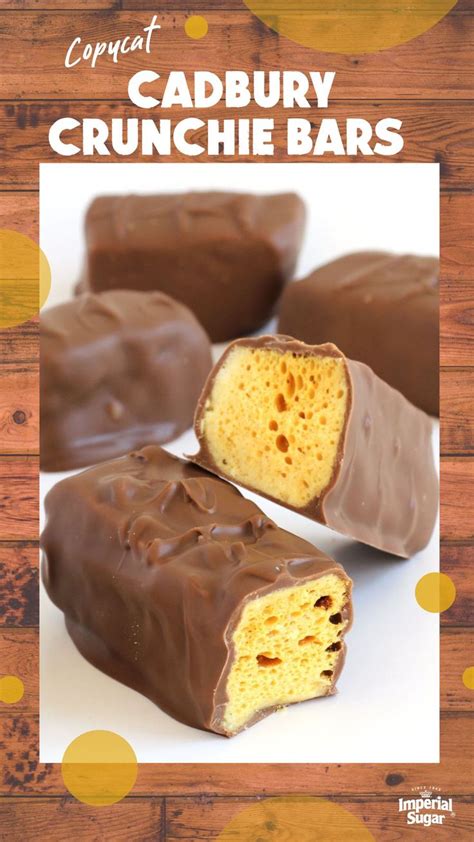 Copycat Cadbury Crunchie Bars | Imperial Sugar | Recipe | Crunchie bar ...