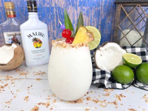 Best Malibu Rum Pina Colada Recipe: Frozen Coconut Cocktail