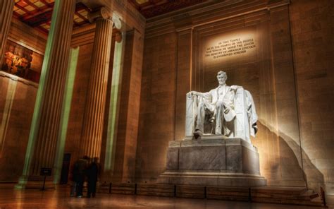 Download Inside The Lincoln Monument Wallpaper | Wallpapers.com