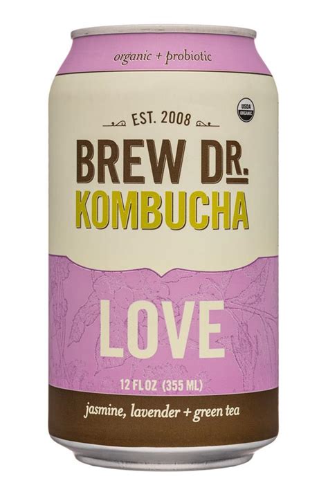 Love (Can) | Brew Dr. Kombucha | BevNET.com Product Review + Ordering ...