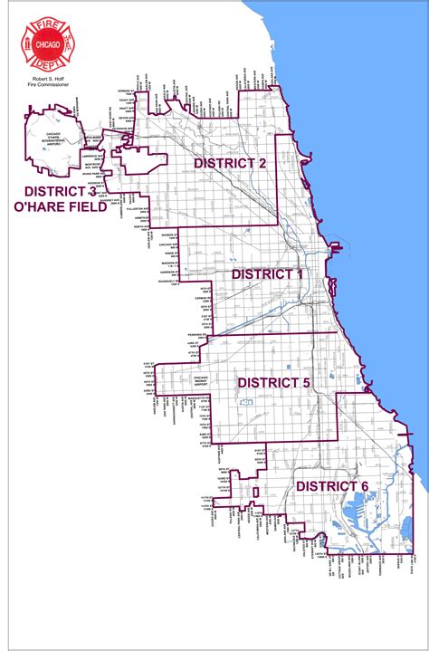 map showing CFD Districts « chicagoareafire.com