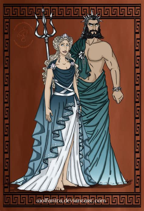 GodsOfAncientGreeceCouples:Poseidon and Amphitrite by wolfanita on DeviantArt | Greek and roman ...