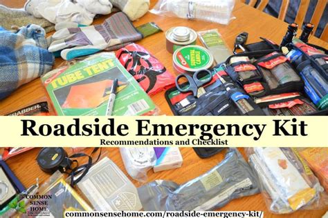 Roadside Emergency Kit Recommendations and Checklist