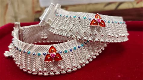 NEW DESIGN PAYAL || 22.5 GRAMS || SILVER PAYAL - YouTube